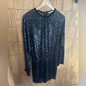 Zara Black Sequin Romper